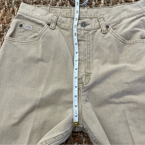 Vintage Riders Baggy Mom Jeans Tan 12P 30x28 - Picture 4 of 11
